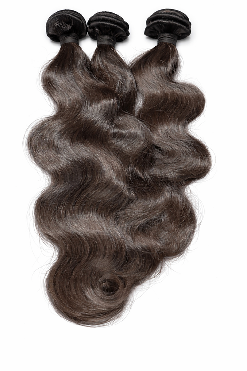 Lax Body Wave Raw Hair Bundles| Natural Brown
